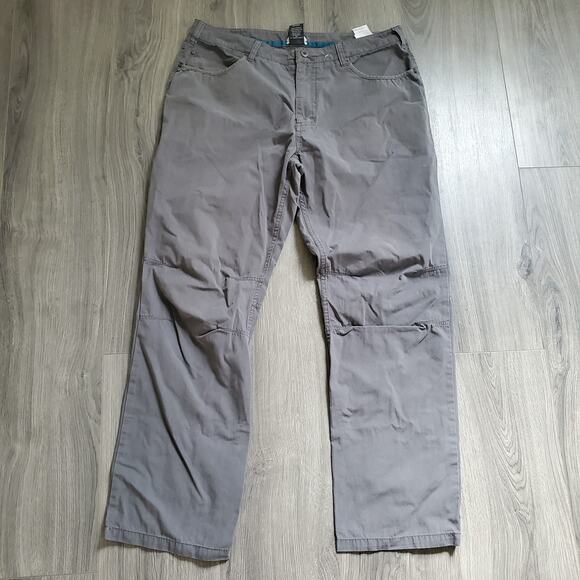 Rab Offwidth Pants Mens 36 Gray Climbing Hiking Outdoor Lightweight Cotton Blend - Picture 1 of 10
